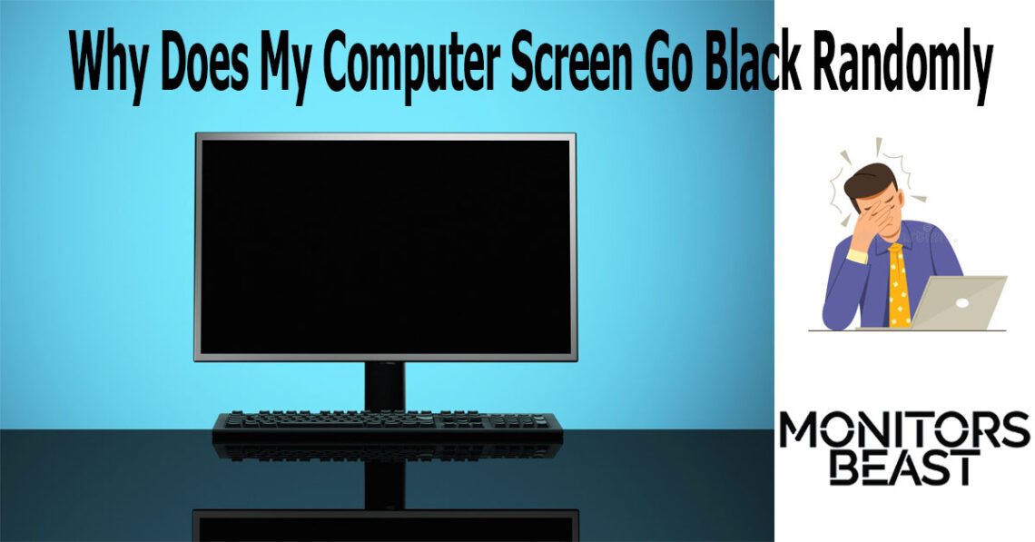 mac desktop screen goes black